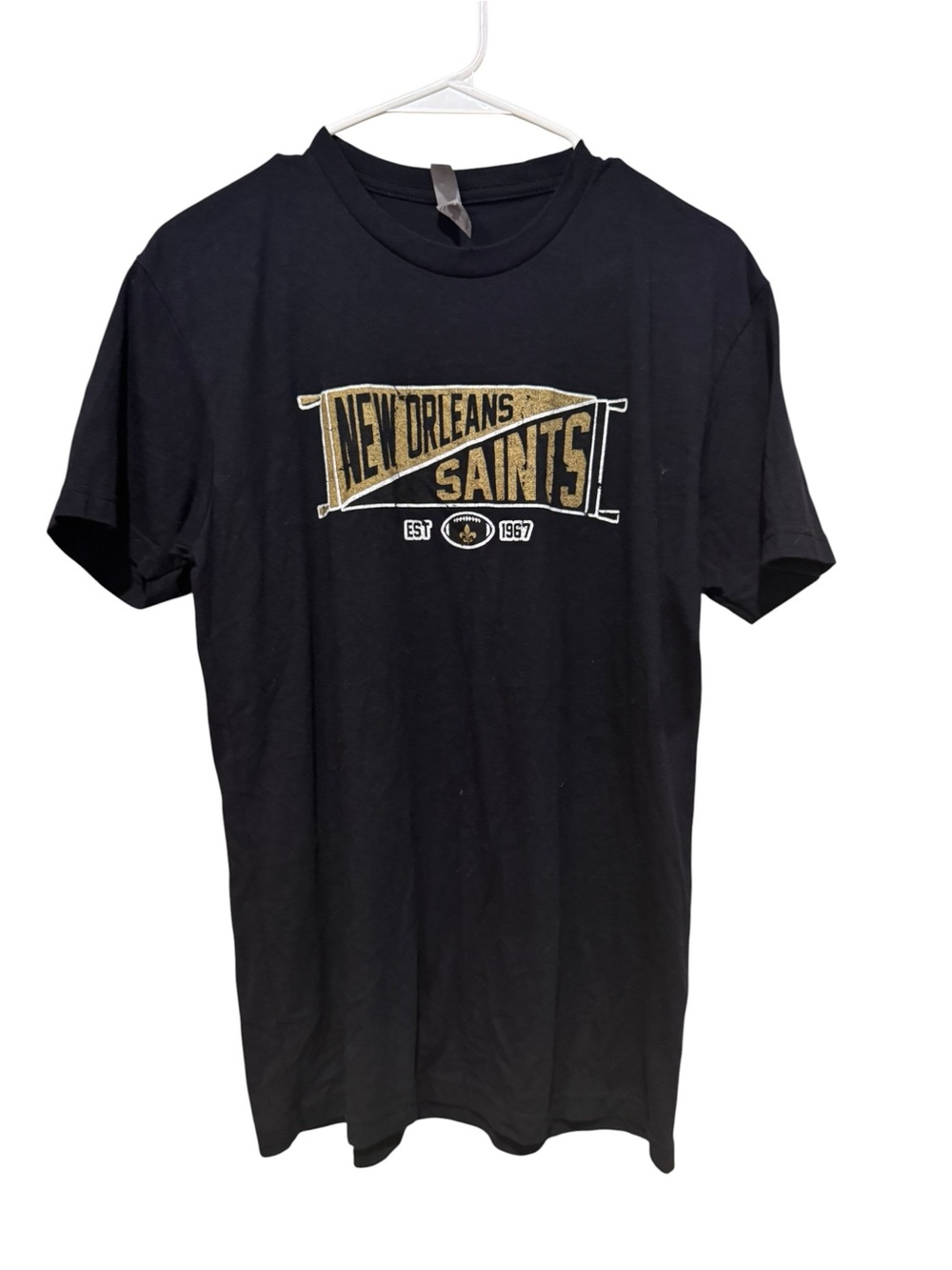 New Orleans Saints Black Graphic Tee